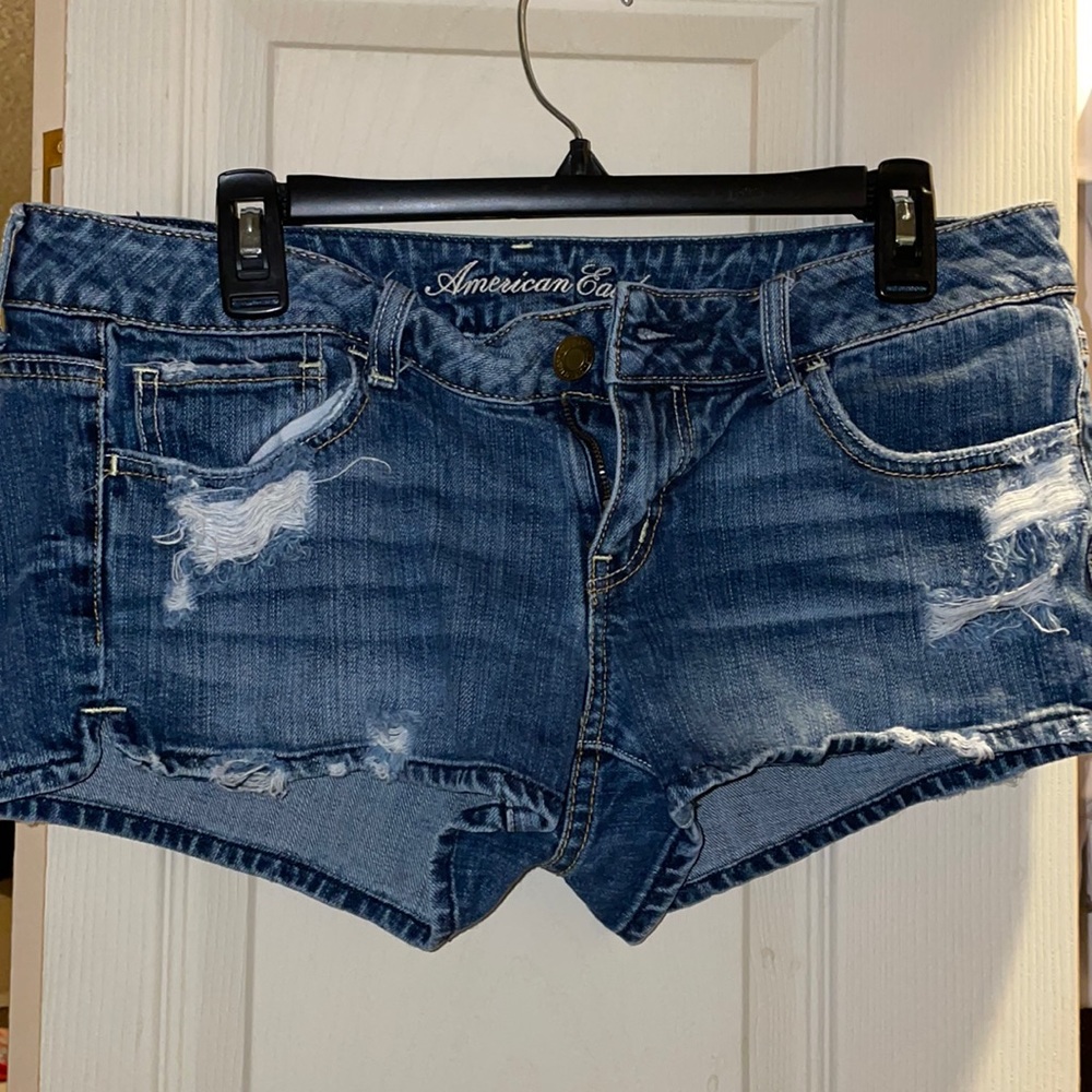 Ripped Jean shorts
